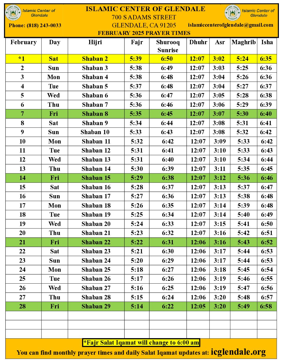 Prayertimes-Jan-2025-Glendale-91205